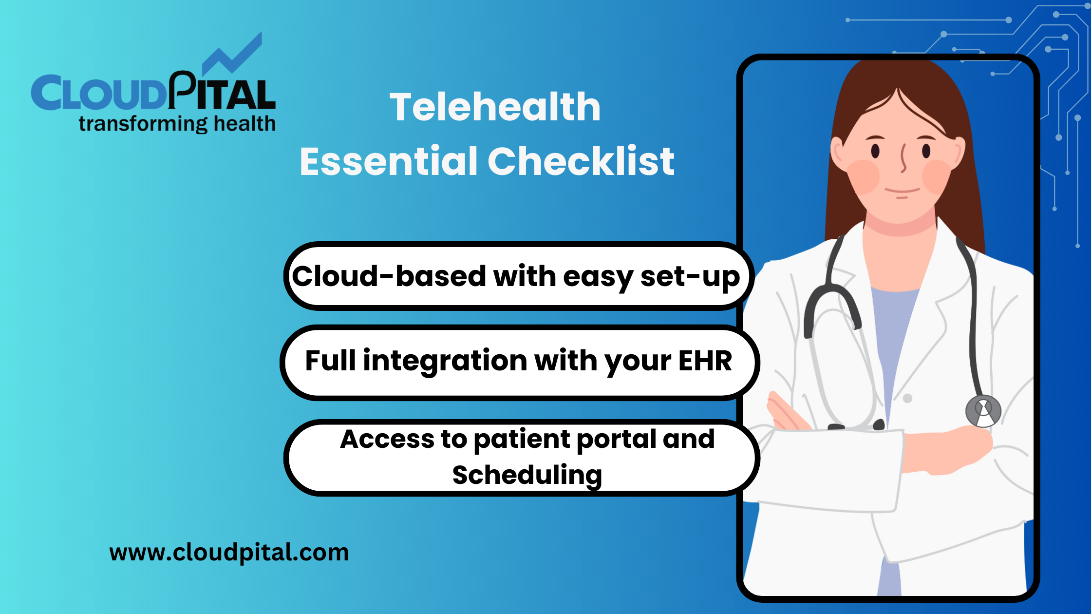 Can patients book appointments online via Telehealth?